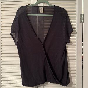 Free people front button top